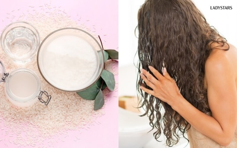 Làm tóc mượt và thẳng tự nhiên bằng sử dụng nước vo gạo lên men