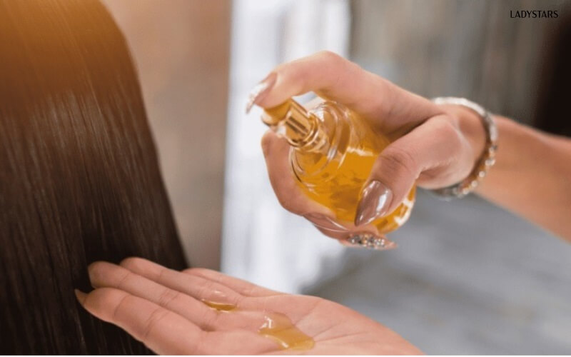 Cách làm tóc phồng bằng sử dụng dầu dưỡng
