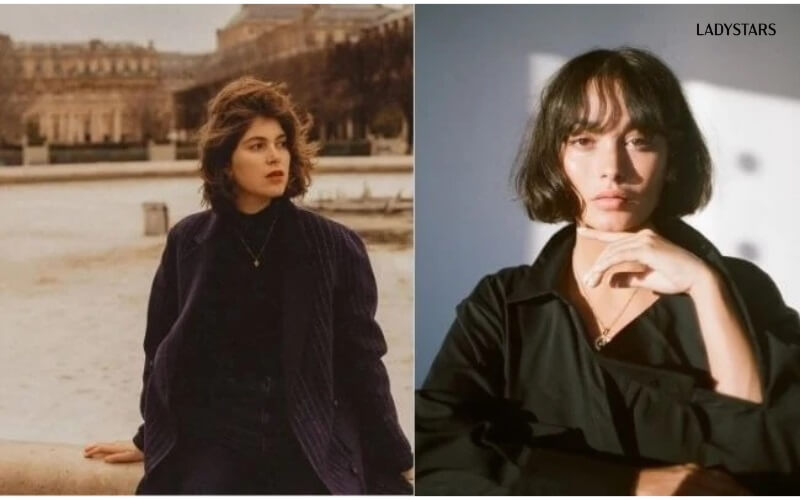 Tóc xoăn ngắn cho tóc mỏng style Pháp cổ điển