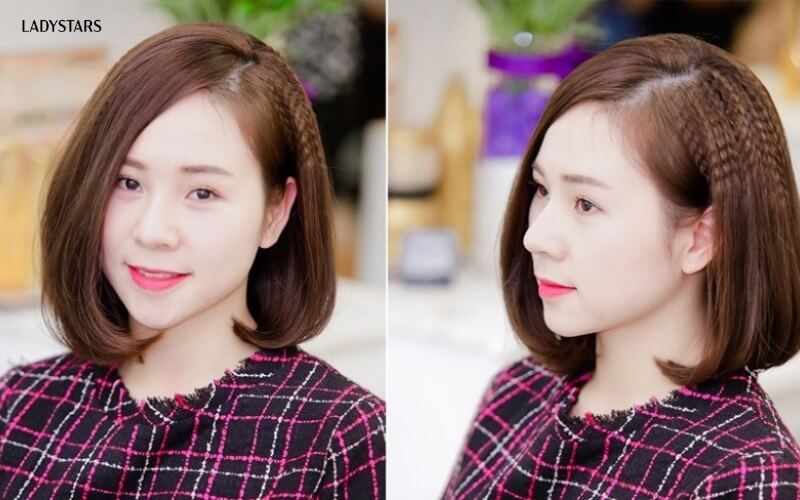Tóc dành cho tóc mỏng ngắn dập xù bên trong