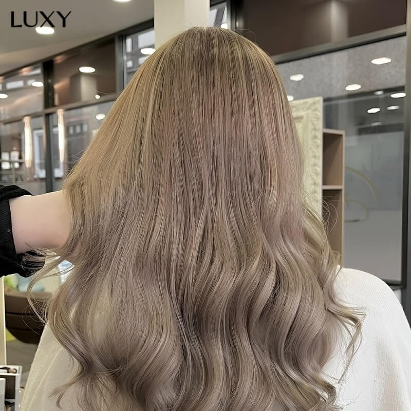 Tóc nâu tây khói trà sữa