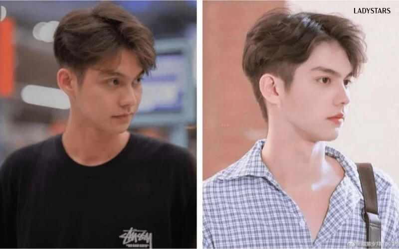 Tóc side part 7/3 uốn nhuộm màu trầm