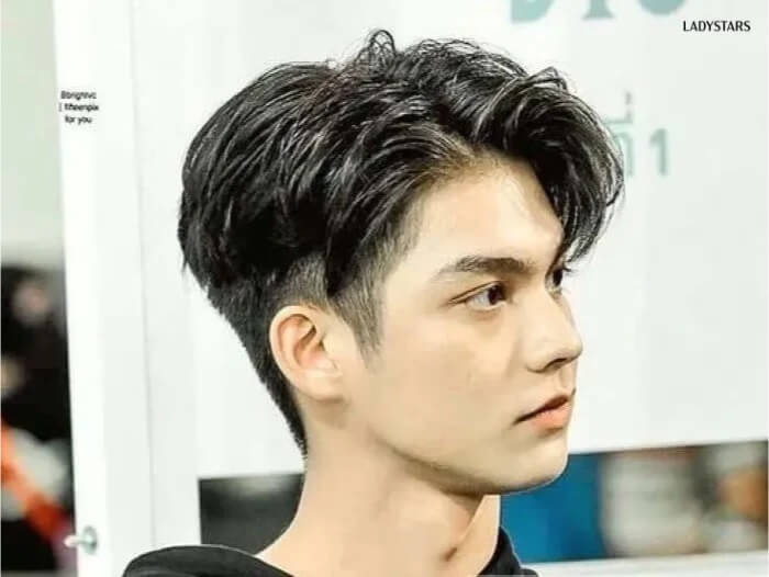 Tóc side part kiểu cạo hai bên