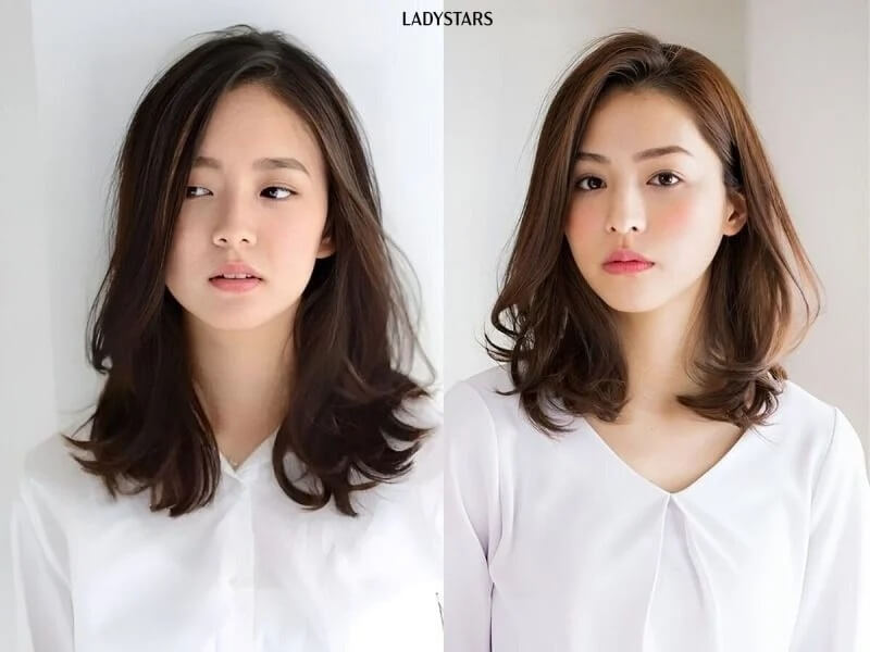 Tóc Side part uốn rủ 7/3