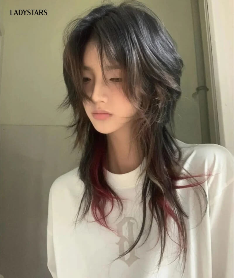 Tóc side part nữ